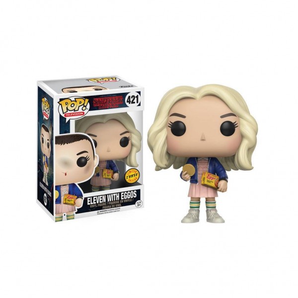 Фигурка Funko Pop Одиннадцать 11 - Eleven with Eggos Chase №421 10 см 10 см