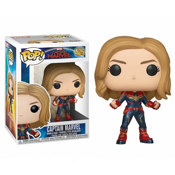 Фигурка Funko Pop Капитан Марвел - Captain Marvel №425 10 см 