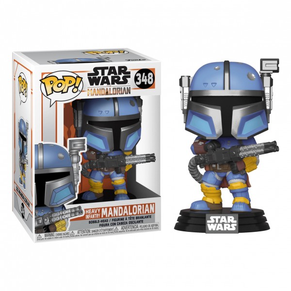 Фигурка Funko Pop Мандалорец Тяжелая Пехота - Mandalorian Heavy Infantry №348 10 см 
