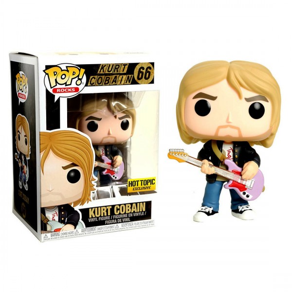 Фигурка Funko Pop Курт Кобейн - Kurt Cobain № 66 10 см 